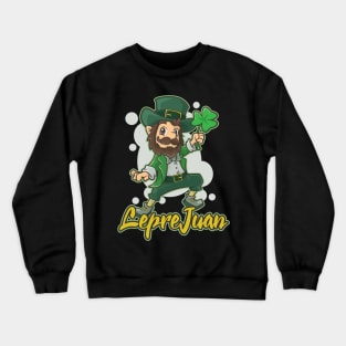St Patrick's Day Irish Funny Ireland Latino Gift For Mexican Crewneck Sweatshirt